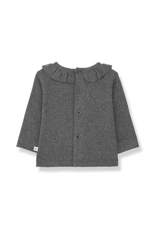 Grey cotton Anna sweater 1+IN THE FAMILY KIDS | ANNAGREY